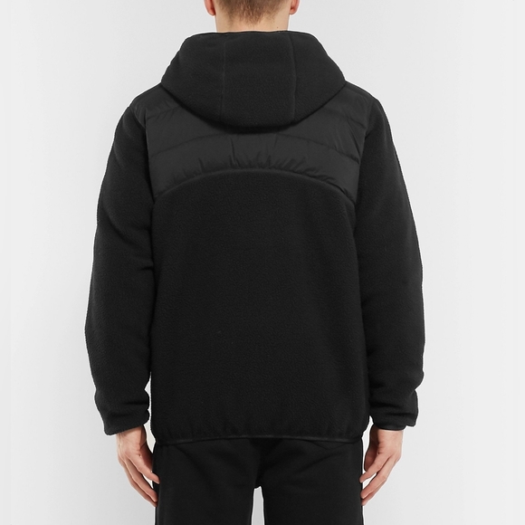 Moncler Feyder Panelled Fleece and Quilted Shell Hooded Down Jacket 3 - Picture 6 of 15